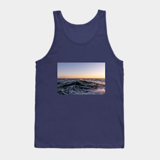 Turbulent Ocean Waves at Sunset Tank Top